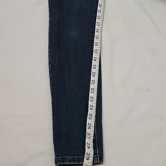 PRANA Women’s Organic Cotton Dark Wash Skinny Jeans size 4 /27 - Picture 7 of 8